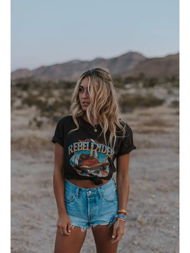 Rebel Rider Boyfriend Tee