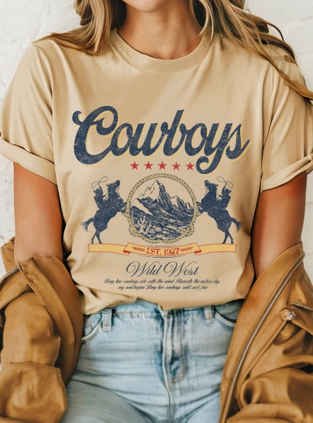 "Cowboys" Graphic Tee